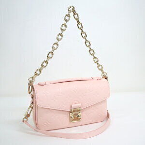 Louis Vuitton Pochette Metis EW Empreinte Pink Opal